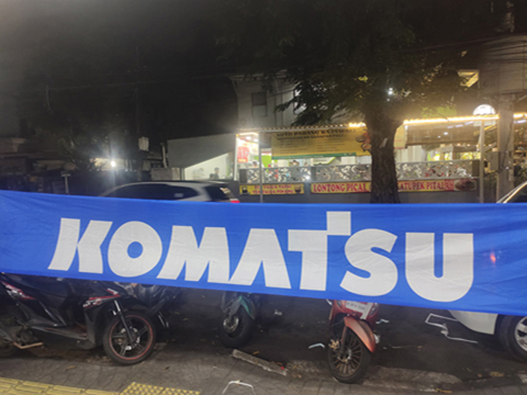 Bendera bahan satin
